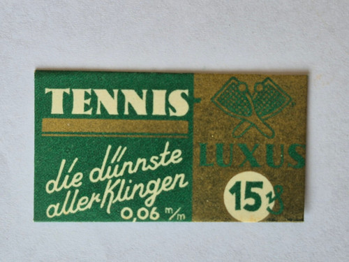 Alte rasierklinge tennis - alte,