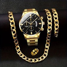 4 teiliges Herren Uhren Set