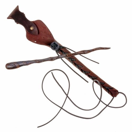 Zauberstab holster leder - -,