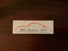 Aufkleber Sticker Porsche 30 Jahre 911 von 1993 anl. Porsche 964 Jubi 30 Jahre