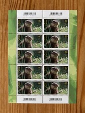 Bund BRD Mi Nr 3562 Tiere Fischotter Zehnerbogen Kleinbogen postfrisch ** A13