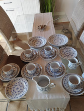 Indisch Blau Service Konvolut Kaffeeservice Zucker Milchkanne Etc