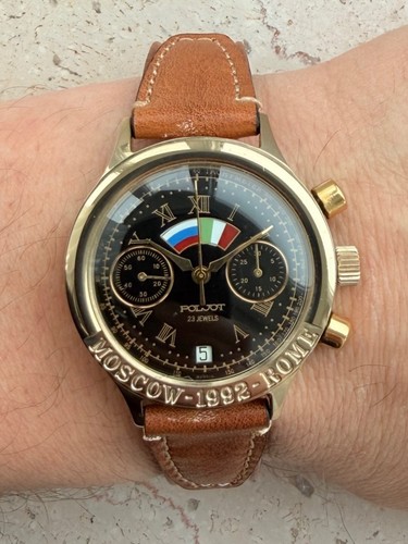 Eine poljot uhr - "moskau-rom",