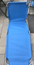 Sonnenliege, Tectace. blau, Klappbar, Liegestuhl, OVP, nie benutzt, Strandliege