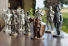 Alte Metallfiguren Ü-Ei, Konvolut, Zinnsoldat, Schweiz Garde, Berühm. Weltmänner