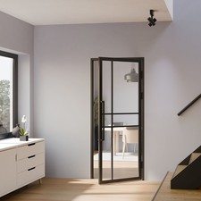 Glastür Drehtür Komplettset