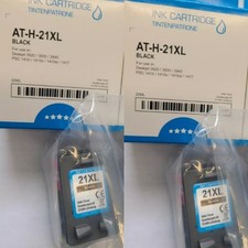 2 REFILL DRUCKER PATRONE für HP 21 XL DESKJET F370 F375 F380 F2180 F2224 F2280 F