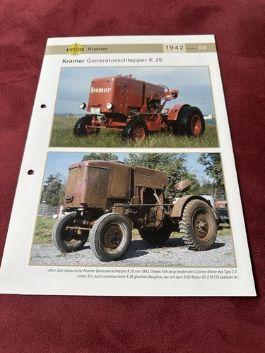 Kramer traktor dieselschlepper - traktor,