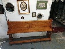 Kirchenbank Chorbank Antik Massiv Exclusiv Vintage Shabby Chic Gothic Living 245