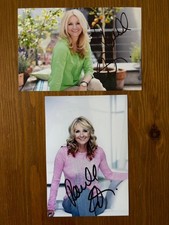 Frauke Ludowig - 2 handsignierte Autogramme auf schönen Fotos (10 x 15 cm) RAR