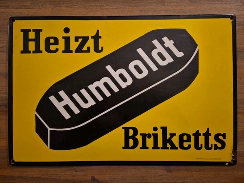 Altes emailschild heizt - altes,