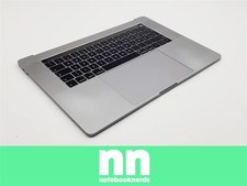 Macbook Pro 15" 2018 2019 A1990 QWERTZ Topcase Trackpad Tastatur Grau