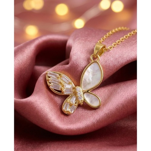 Damen halskette schmetterling - damen,
