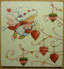 Deko HDF - Engel Elfe Wichtel Herz Love Liebe Winter Schnee Weihnachten