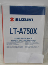 Suzuki King Quad LT-A750 K8 ATV Fahrer-Handbuch Bedienungsanleitung-Deutsch