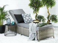 Luxus rattan gartenliege - rattan,