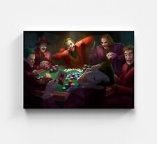 Joker Poker Leinwandbild Clown