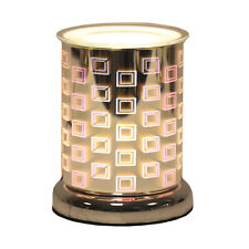 Elektrischer Wachsbrenner Schmelzen Aroma 3D Touch Control Quadrate Zylinder Wärmer Dekor