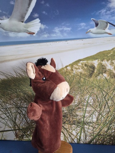 Handpuppe pferd von goki - pferd,