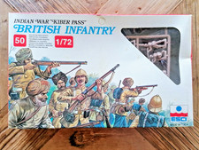 Esci P-232 Indian War Kyber Pass-Britische Infanterie-Sepoys Kolonialzeit 1/72