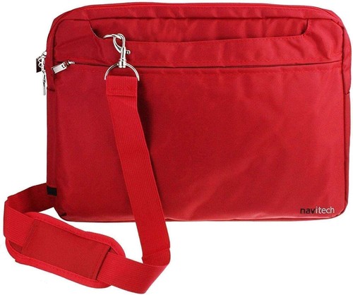 Navitech red bag for acer - red,
