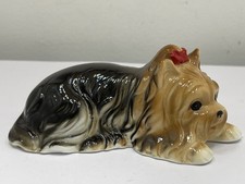 Porzellan figur hund yorkshire - figur,