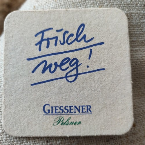 Alter bierdeckel giessener - alter, bierdeckel,