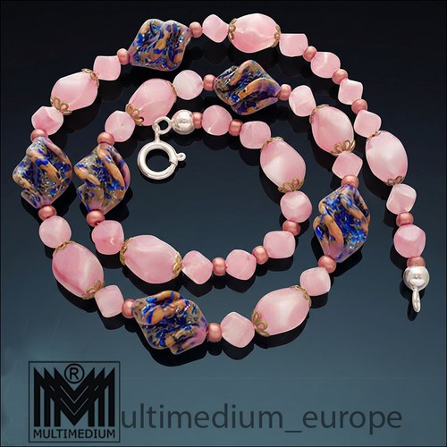Vtg murano glas halskette - murano,