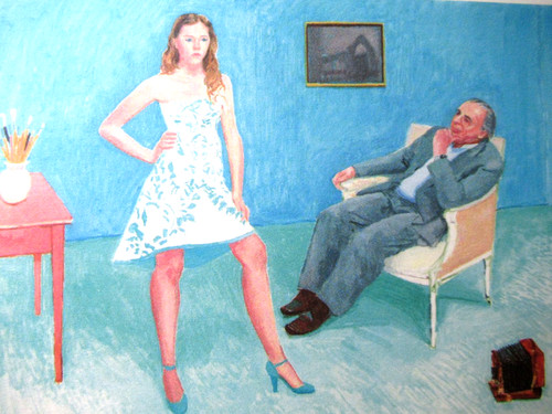 David hockney lithographie - hockney,