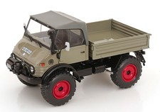 1:18 Schuco Mercedes Unimog 406 with Softtop 1963-1989 grey/red
