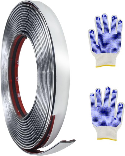 Selbstklebendes chrom silber - chrom,
