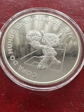5 Reals Silber FIFA "Brazil - Mascot" 2014 PP
