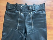 WESP - Zimmermann Lederhose Jeans Fetish schwarz Gr. W32
