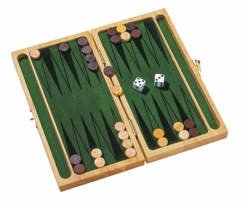 Backgammon gesellschaftsspiel - backgammon,