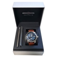 ZEPPELIN Herren Armbanduhr 8462-3 Automatik Lederarmband Datum 42mm