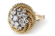 Ring 19 Brillanten insg ca 1