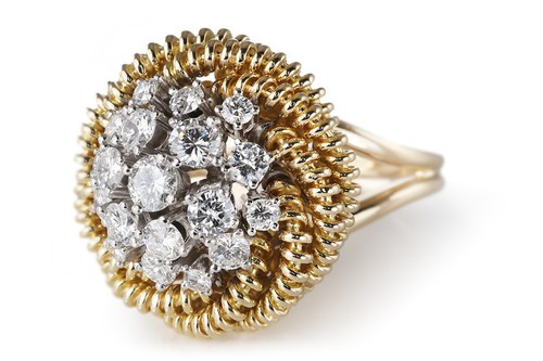 Ring brillanten insg 1 - 19,