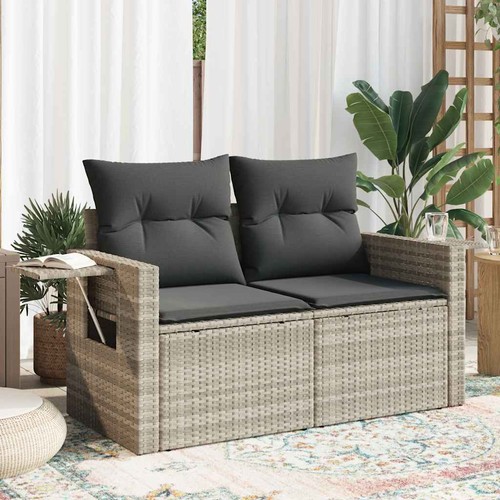 Gartensofa mit kissen 2er - gartensofa,