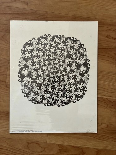 Escher kunstdruck deling - m., c.