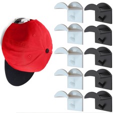 Baseball Cap Ständer Hut Halter Wand Stick-Auf Haken Lagerung Organizer Tür /