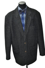 Camel classic-comfort Sakko Outdoor Blazer Gr.106 (große 2XL) Schwarz-Blaugrau