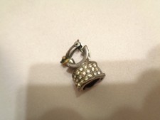 Ohrclips silberfarbig mit