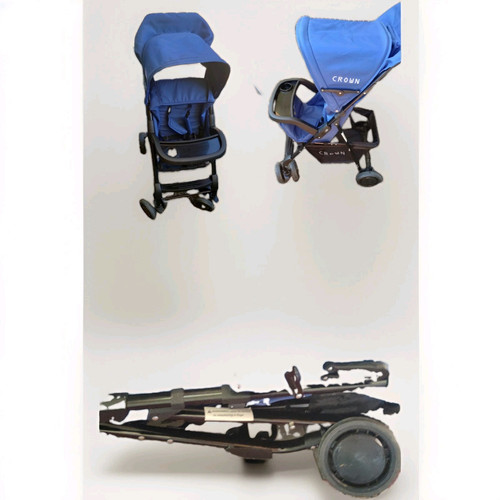 Crown buggy blau faltbar - blau,