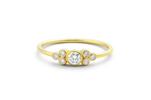Edler diamant memory goldring - memory,