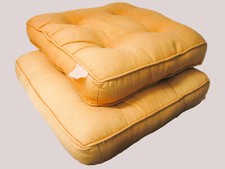 Haushalt Sitzkissen/Stuhl-Auflage "orange" (1 Stk) Maß: 40x40x6cm, weich, stabil