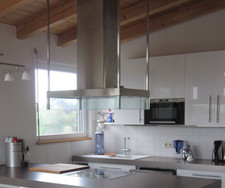 Falmec Design Dunstabzugshaube Inselhaube Edelstahl