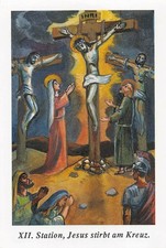 Fleißbildchen Heiligenbild