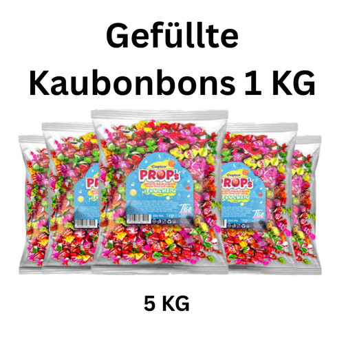Gefüllte kaubonbons - kg,