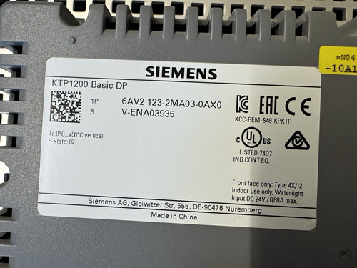 Siemens simatic hmi ktp1200 - siemens,