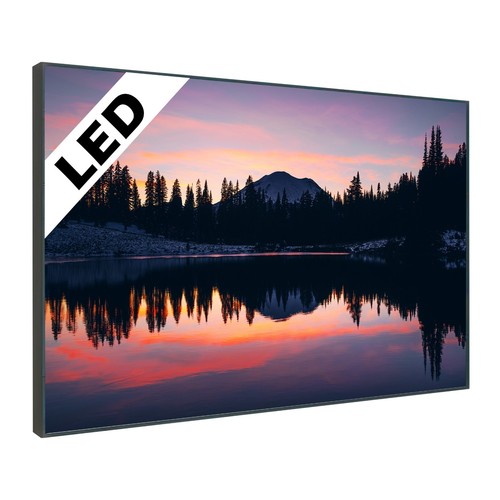 Led wandbild bergsee - wandbild,